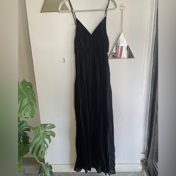 NWT YOUNG FABULOUS & BROKE Delphine Chiffon Maxi Dress - Picture 5 of 7